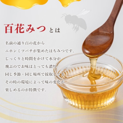 大月市初狩産百花みつ　大菩薩峠に続く滝子山の周辺で採取されたはちみつ300g