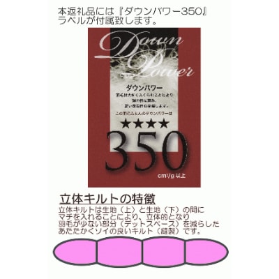 A-3厳選羽毛掛けふとん ホワイトダウン85% 充填量1.1kg 柄おまかせ シングル 【ピンク系】
