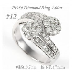 【サイズ:12号】ダイヤモンド1.0ct リング R747DI-P2