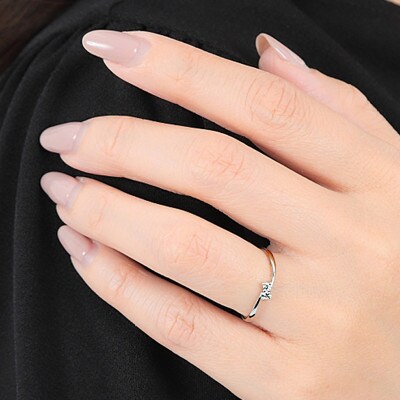 【サイズ:10号】プラチナ ダイヤ0.05ct リング R953DI-P2
