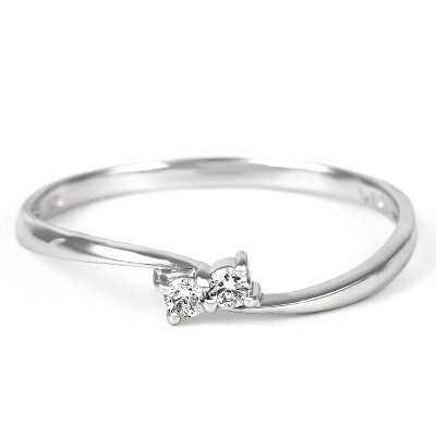 【サイズ:12号】プラチナ ダイヤ0.05ct リング R953DI-P2