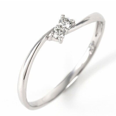 【サイズ:16号】プラチナ ダイヤ0.05ct リング R953DI-P2