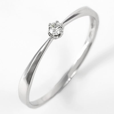 【サイズ:8号】プラチナ ダイヤ0.04ct リング R894DI-P2