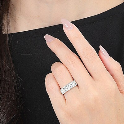 【サイズ:10号】プラチナ950 ダイヤ1.0ct パヴェ リング R639DI-P2