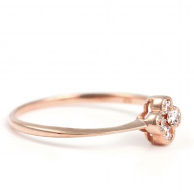 クローバーダイヤモンドリング　0.15CT　R3989DI-R#13
