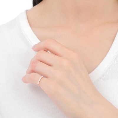 ピンキー　エタニティリング　0.18CT　R3996DI-R#9