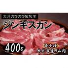 【大月のびの放牧羊】ジンギスカンラム肉　400g(200g×2パック)