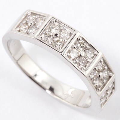 PT950ダイヤモンド　リングA　0.50ct　MUR17346【サイズ:10号～18号】