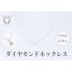 PT900 ダイヤモンド ネックレス 0.20ct 17369A Pt DIA PN | お礼品詳細