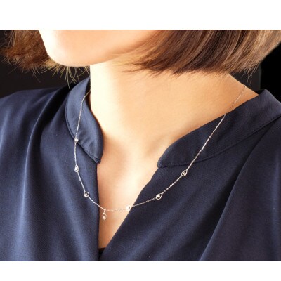 PT900　ダイヤモンド　ネックレス　0.20ct　17802A　Pt　DIA　N