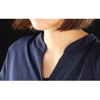K18YG　ラボグロウンダイヤモンド　ネックレス　0.20ct　LDN17368B