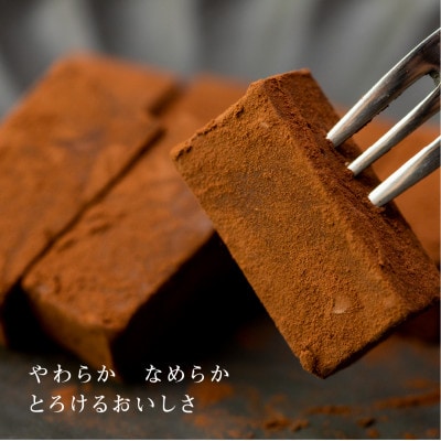 瀬戸川の石畳 生チョコ 2種 (ミルク生チョコ16粒 + 抹茶生チョコ8粒)