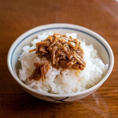 ヒダカラごちそうBOX 6点(赤かぶら甘酢漬け・鮎甘露煮・飛騨牛しぐれ煮・えのき茶漬け・コシヒカリ)
