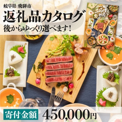 後からゆっくり返礼品を選べる♪ 　飛騨市 ふるさと納税 返礼品 カタログ [cat45]