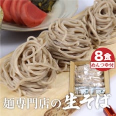 生そば 8食セットつゆ付 | ふるさと納税のお礼品