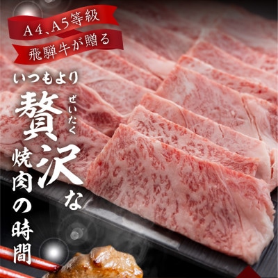 A4・A5飛騨牛カルビ焼肉 550g