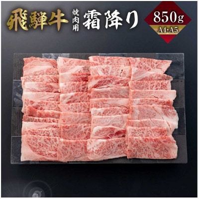A4・A5飛騨牛カルビ焼肉 850g