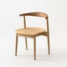 【飛騨の家具】　HIDA　KURINOKI　セミアームチェア　飛騨市産材仕様