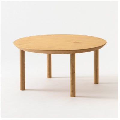 【飛騨の家具】HIDA　KURINOKI　リビングテーブル　φ85　飛騨市産材仕様【複数個口で配送】