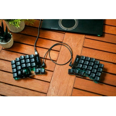 トラックボール付き40%左右分割キーボードキット Keyball39 黒