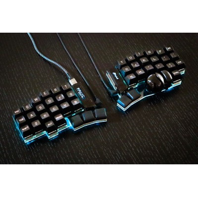トラックボール付き40%左右分割キーボードキット Keyball44 黒