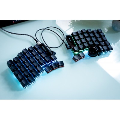 トラックボール付き60%左右分割キーボードキット Keyball61 黒