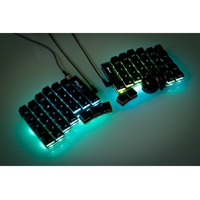 トラックボール付き60%左右分割キーボードキット Keyball61 黒