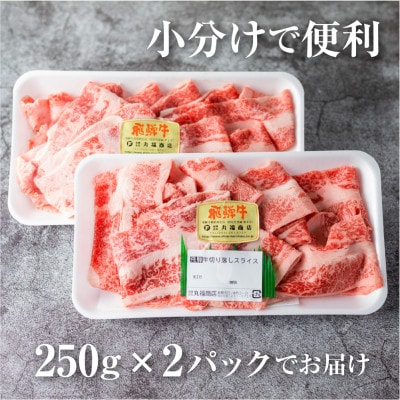 岐阜県 飛騨牛 切り落としスライス 500g (250g×2)