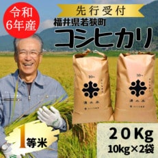 【 令和6年産 先行受付 】福井県若狭町 コシヒカリ(1等米) 20kg