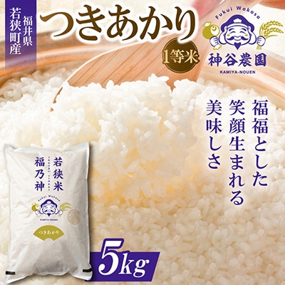 【令和8年産先行受付】福井県若狭町 つきあかり(1等米)　5kg