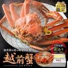 【さとふる限定】訳あり茹で越前ガニ　600g以上～700g未満×1杯(脚折れあり)