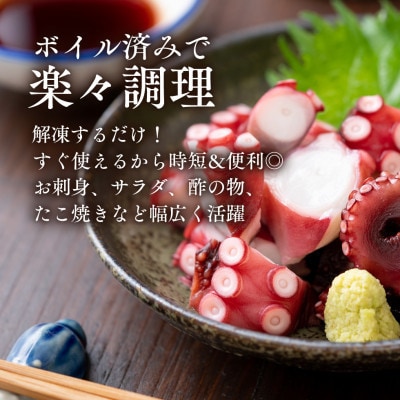 【毎月定期便】茹でまだこ 福井県産 1.2Kg (2～3杯)全3回