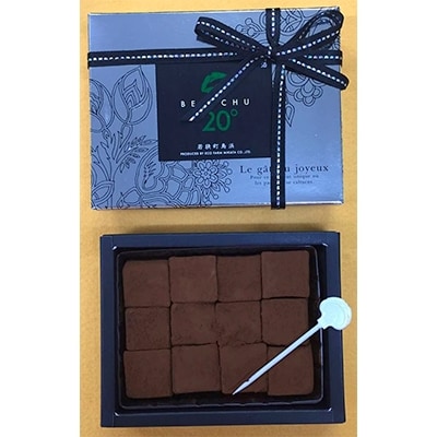 生チョコ BENICHU19°と生チョコ BENICHU20°(各12個入り)