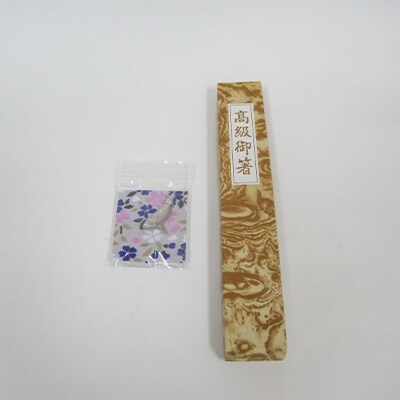 若狭塗り箸(赤)と鯖の箸置きセットB
