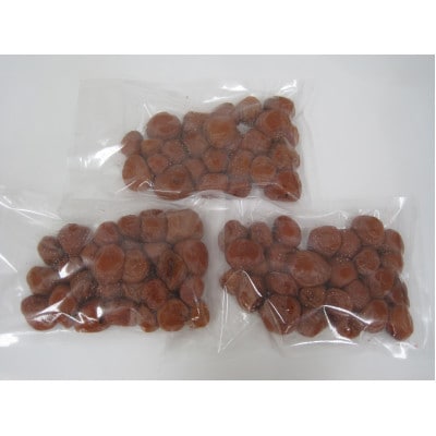 若狭のすっぱい梅干し(品種は新平太夫か福太夫)　訳あり品　(300gを3袋、合計900g)　シソ漬け