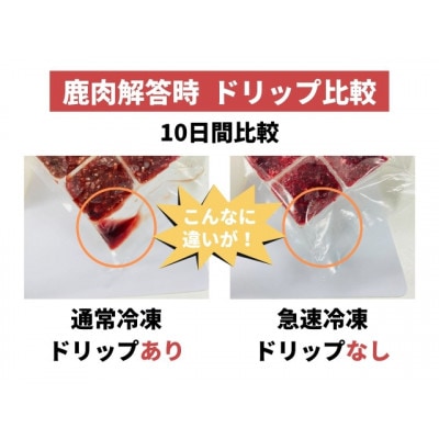 ドッグフード　鹿肉冷凍ミンチ(犬用)500g