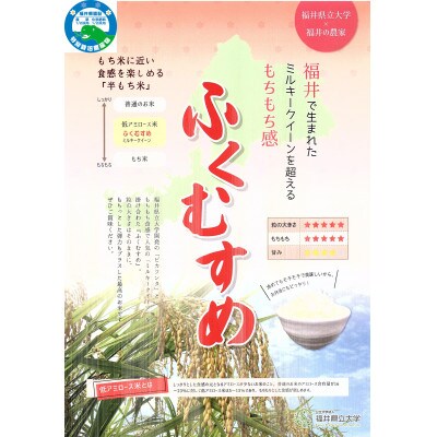 【令和5年若狭町産】もちもちお米食べ比べセット7kg(ふくむすめ2kg・ミルキークイーン5kg)