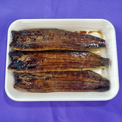 国産うなぎ蒲焼3尾+白魚干し200g