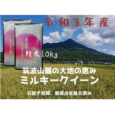 5月中旬より発送【令和3年産ミルキークイーン】冷めても美味しいお米 精米 10kg (5kg×2袋)