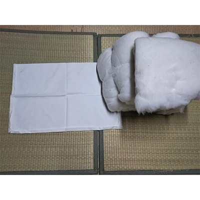 綿入れ枕(オーガニック枕カバー付き)1個