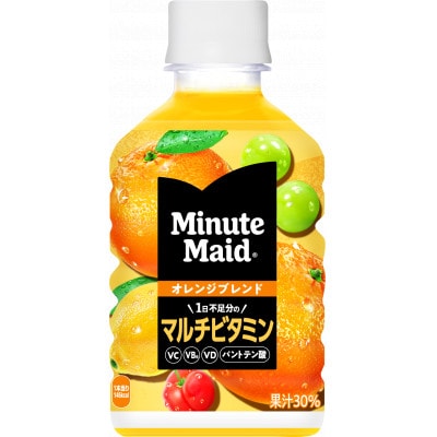 ミニッツメイド　オレンジブレンドマルチビタミン　280mlPET×24本入(ケース)