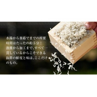 安心・安全!無添加!網元の天日干しちりめん 200g×3P 約600g
