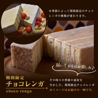 【家計応援】新食感のチョコレートケーキ　チョコレンガセット