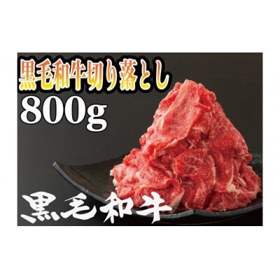 鹿児島尾崎牧場産黒毛和牛切り落とし　約800g
