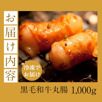 もつ鍋・焼肉にぴったり!黒毛和牛ホルモン(丸腸) 約1kg