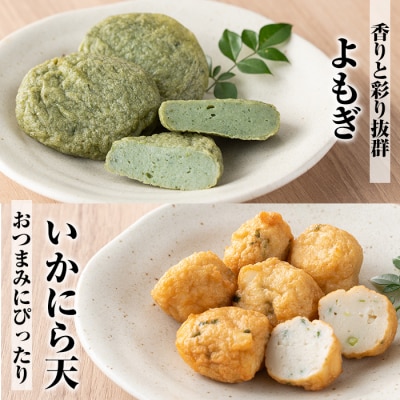 8種のさつま揚げを詰め込んだ”いろどりセット1”(さつま揚げ8種・合計36個入) 