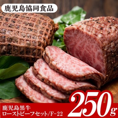 鹿児島黒牛ローストビーフセット(250g) F-22