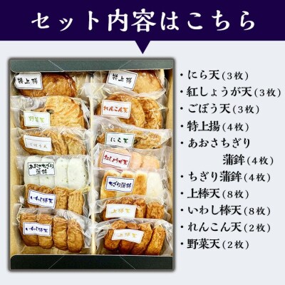 真空個包装! 串木野10種類さつま揚げ詰め合わせ【静寧】
