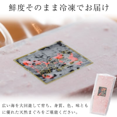 天然メバチマグロ 中トロ 100g×2赤身 100g×4 計600g