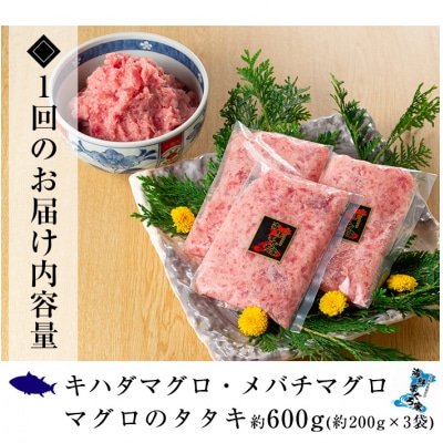 【3か月定期便】ネギトロ用マグロのタタキを毎月お届け!便利な小分けタイプ♪